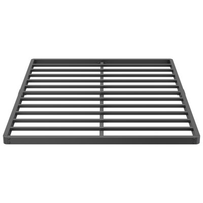 Bercht 2" Low Profile Metal Box Spring Bunkie Board, Thin Bed Slat Replacement(No legs)
