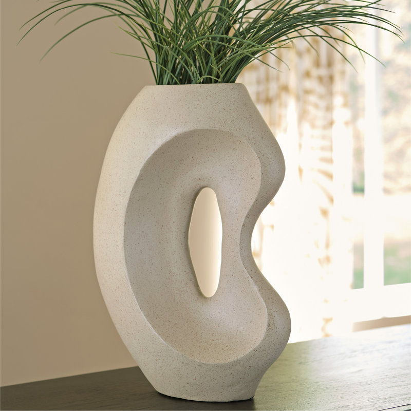 Vase Odion, H 16 po x l 11 po x P 6 po