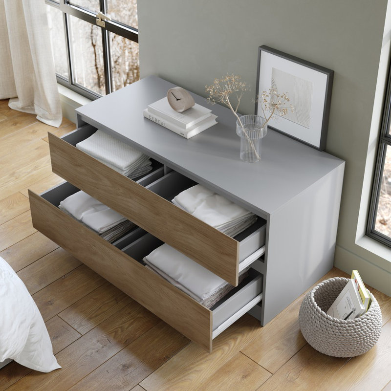 Rectangle Accent Chest, Grey