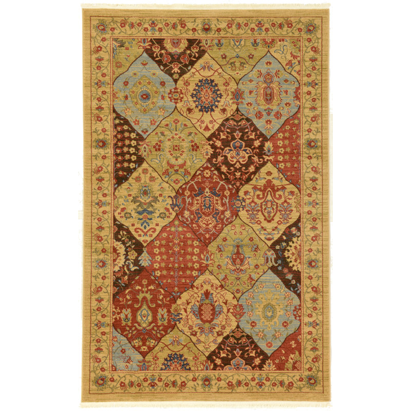 Tapis brun clair Edelle, Rectangle 3 pi 3 po x 5 pi 3 po