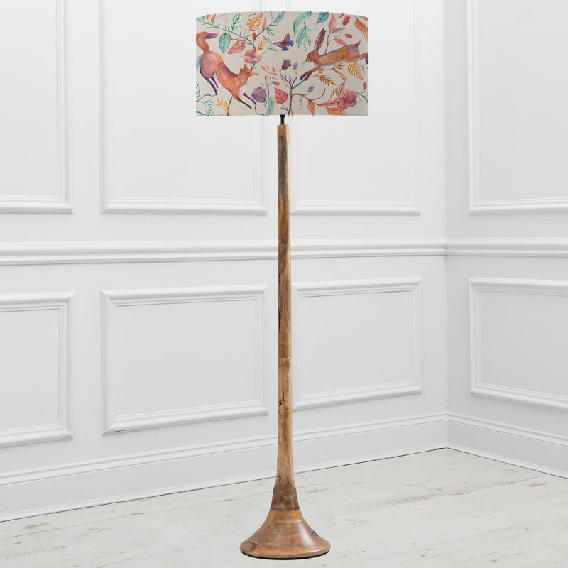 Kinross 173cm Brushed Traditional Floor Lamp