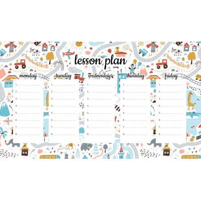 Magnetic Lesson Plan City Map