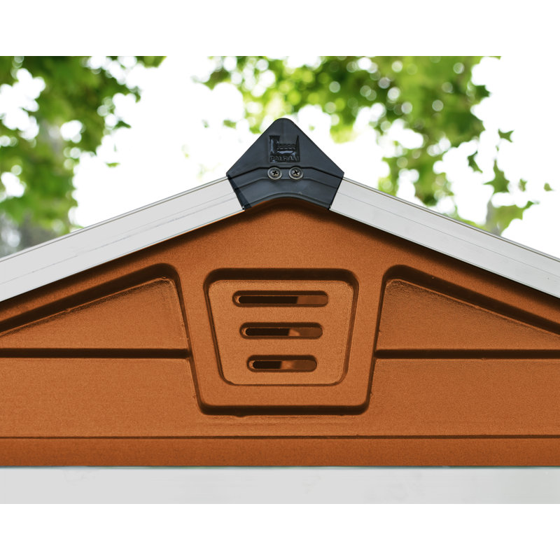 Skylight 10 Ft. W x 6 Ft. D Apex Polycarbonate Shed