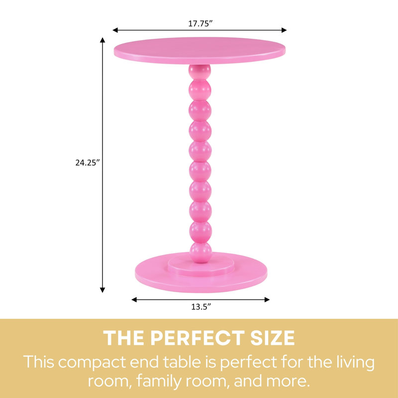 Table de bout Markell, Rose