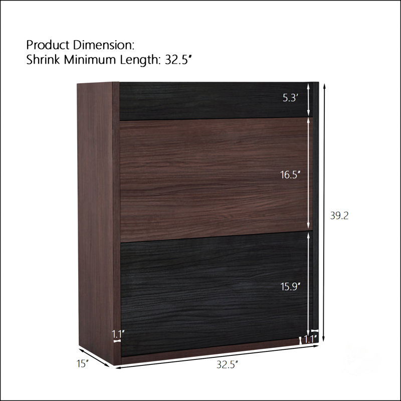 Set Of 2 Extendable And Rotating Cabinet With 1 Drawer