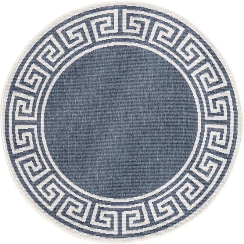Amiri Indoor / Outdoor Rug, Round 4'