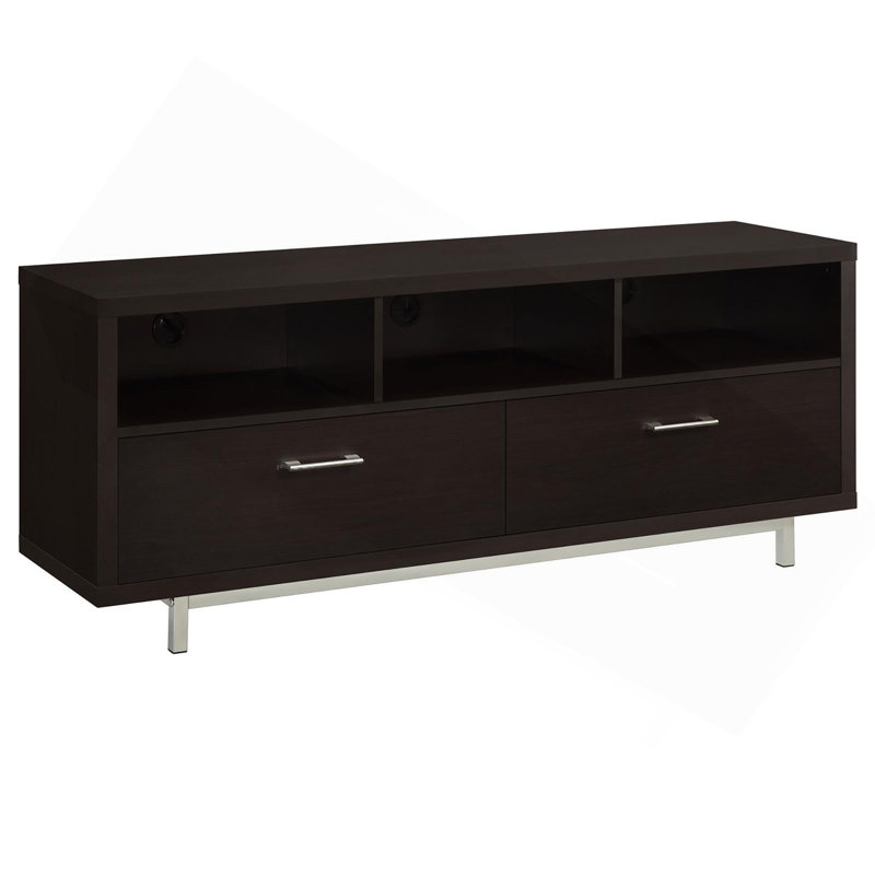 Meuble télé avec rangement 60 po Cappuccino