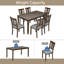 Ensemble de table de salle à manger moderne (doit inclure à la fois la table et la chaise), cuisine en bois 7 pièces