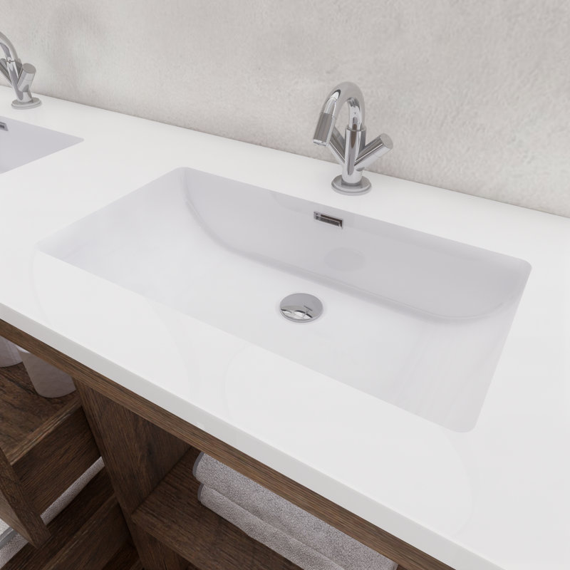 Eden 60" Double Sink Bathroom Vanity Set, Dark Brown