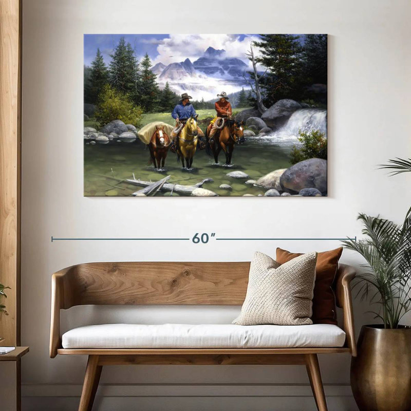Lelar Clear Water Crossing, 32" H x 48" W