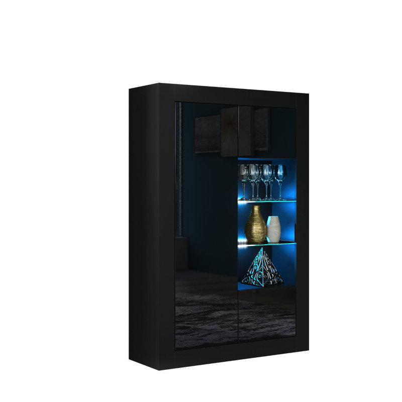 Bronya Display Cabinet, Black