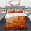 Ensemble de housse de couette Tangerine Tango IV - Abstract Landscape