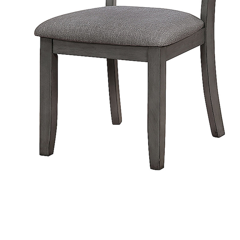 18.5'' H Genuine Leather Upholstered Side Chair