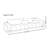 French Fabric Creative Four-seater Sofa