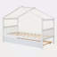 Lit simple en bois avec lit gigogne simple-1263362587
