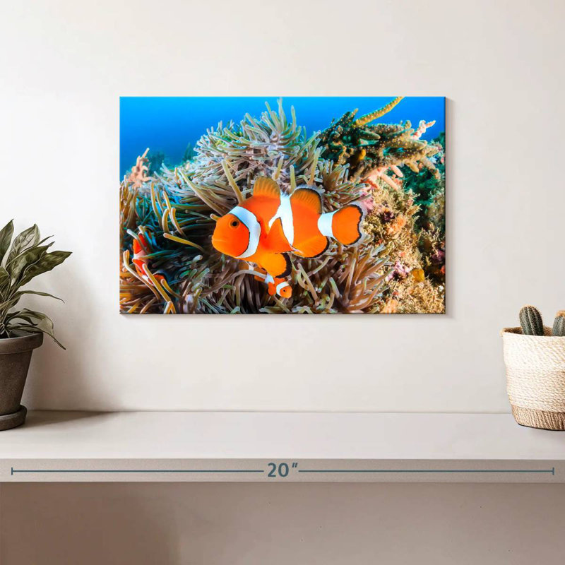 Brampt Fish Swimming, 8" H x 12" W
