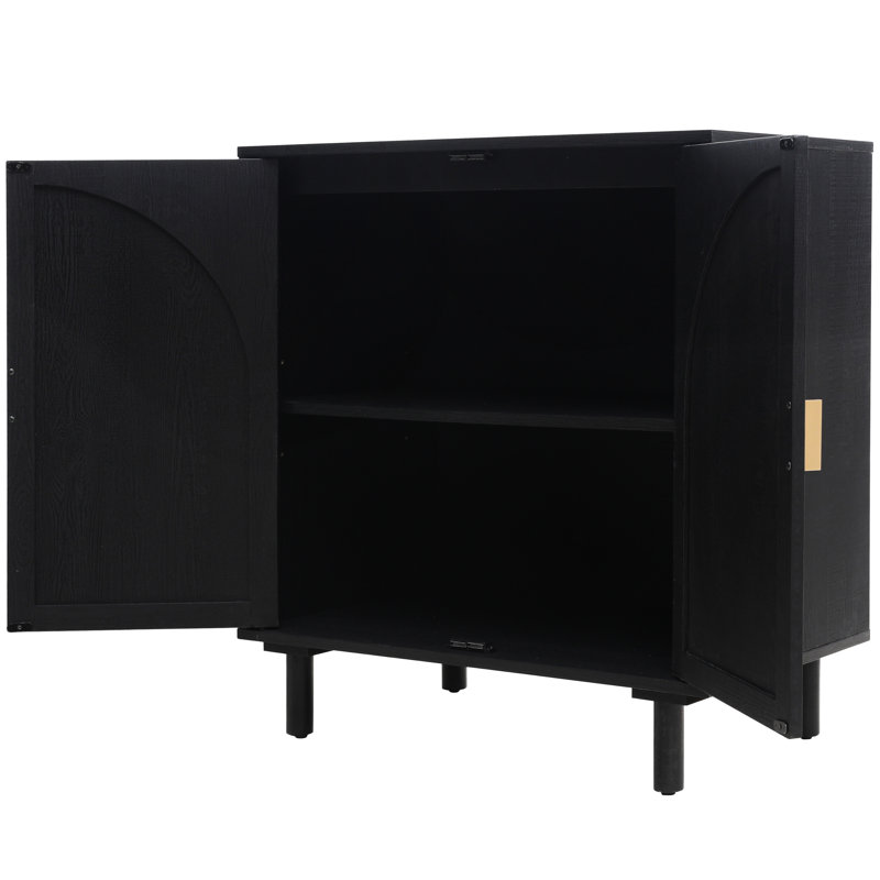 Armoire de rangement à 2 portes résistante aux intempéries avec poignée en métal et tablette réglable