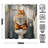 Funny Shower Curtain With Hooks