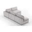 Canapé modulaire rembourré 4 pièces Nuccio-131637124