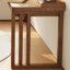 Bureau en bois massif en L de couleur noyer clair avec 3 tiroirs-90081304-90081307