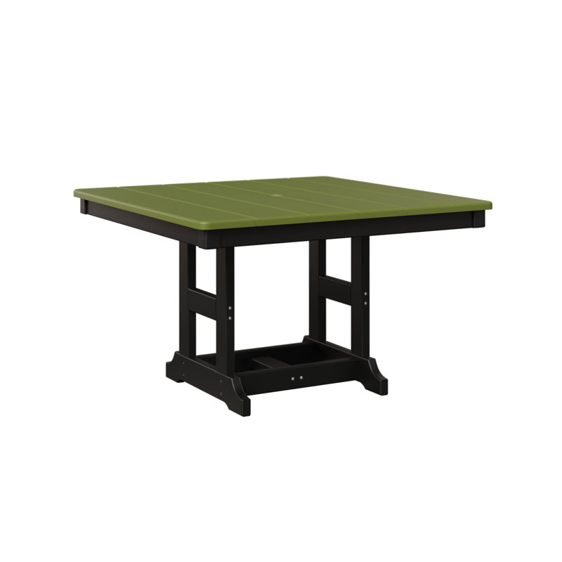 Table carrée berlinoise pour enfants 33 po Berlin, Vert kiwi, Noir
