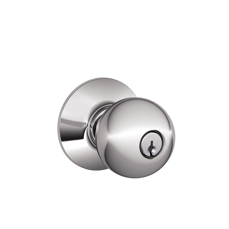 Bouton de porte Orbit, Chrome poli