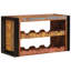 Solid Wood Open Shelving Wine Bottle Rack Brown-963965192-963965194