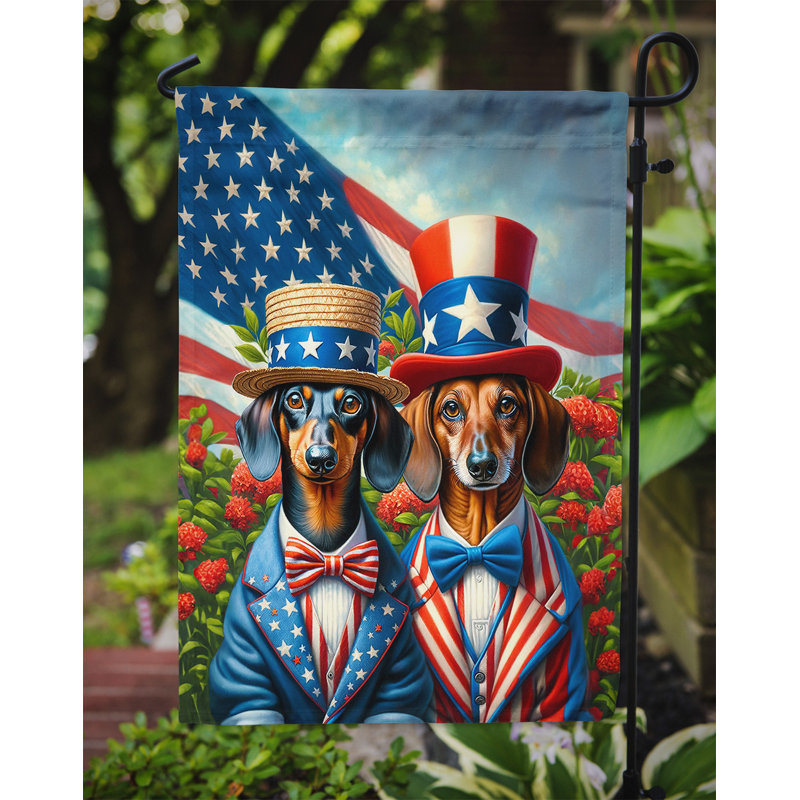 Drapeau All American Garden, Teckel