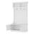 Hall Tree with Storage Shoe Bench — 4-in-1 Coat Rack with Hooks for Entryway, Hallway & Living Room, White-1611454396