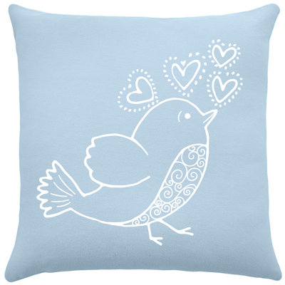 Cotton Reversible Throw Pillow