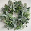 Large Lambs Ear Foliage 26" Greenery Wreath for Front Door