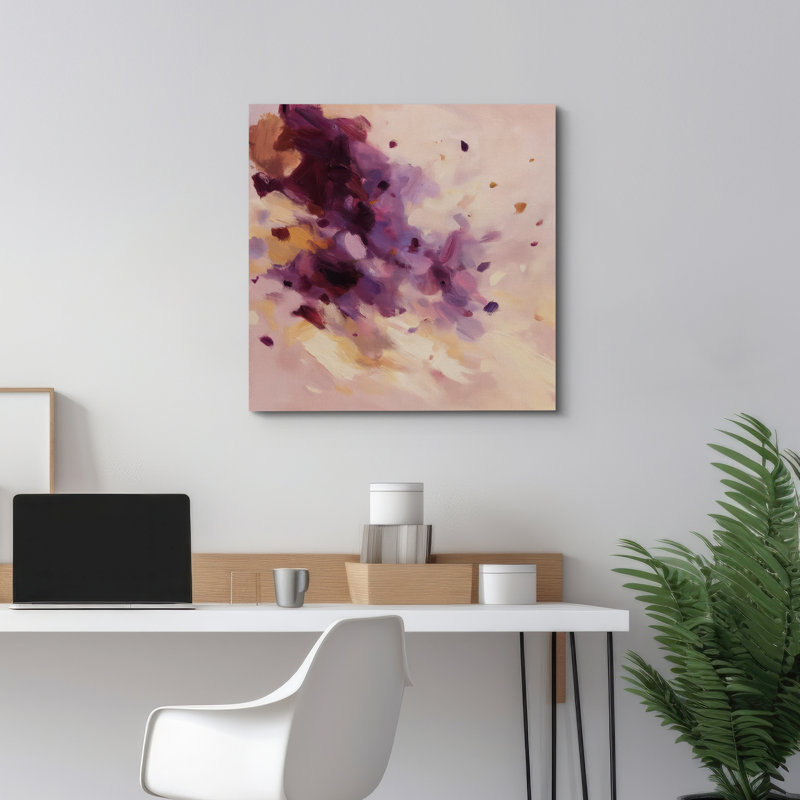 Impression sur toile abstraite murale pour décoration de salon, Toile tendue, Ne s’applique pas, H 12,8 po x l 12,8 po