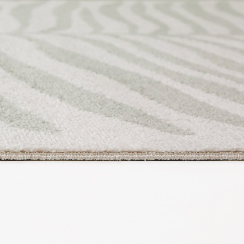 Amari Sage Modern Botanical Area Rug, 7'10" x 10'
