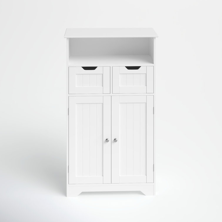 24 W x 41 H x 12 D Free-standing Bathroom Storage Cabinet With 2 Drawers