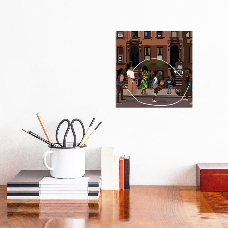 " Juneteenth " by Artpce, Wrapped Canvas, 12" H x 12" W x 0.75" D, No Frame