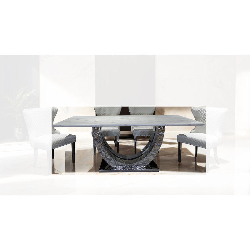 Table de salle à manger Hayter, Chrome chrome