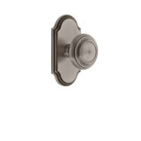 Grandeur Arc Plate Passage with Circulaire Door Knob
