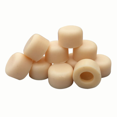 Premium Almond Plastic Floor Mount Stop