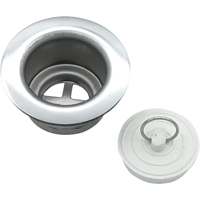 Universal Fit Silver Stainless Steel Laundry Tub Strainer
