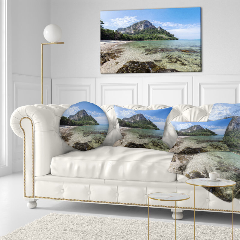 Coussin lombaire à ligne mook coast mer koh