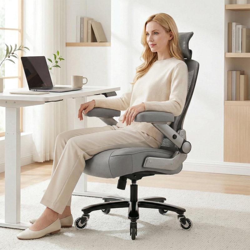 Fauteuil de bureau Monforto, Gris
