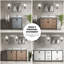 Meuble-lavabo double 80 po Rustwood X P 22 po D-117970838-117970839