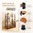 Iron Solid Wood Etagere Bookcase-1059322963-1059322974