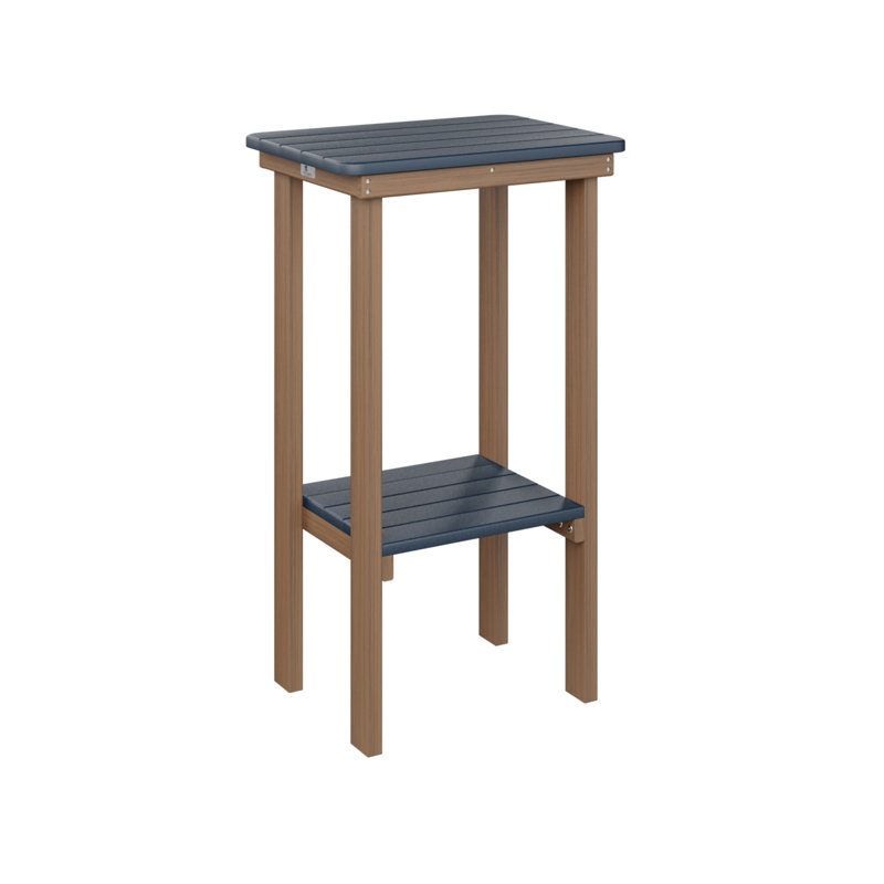 Table de bout rectangulaire Berlin Gardens, Acajou antique, Marine
