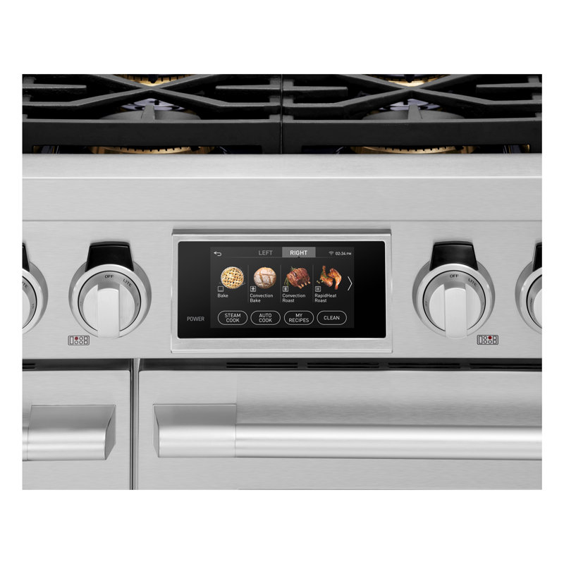 48" Dual-Fuel Professional Range with Sous Vide and Induction