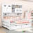 Wooden Daybed with Shelves and 2 Drawers-1443420143-1443420129