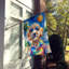 American Eskimo Summer Beach Time House Flag-113105132