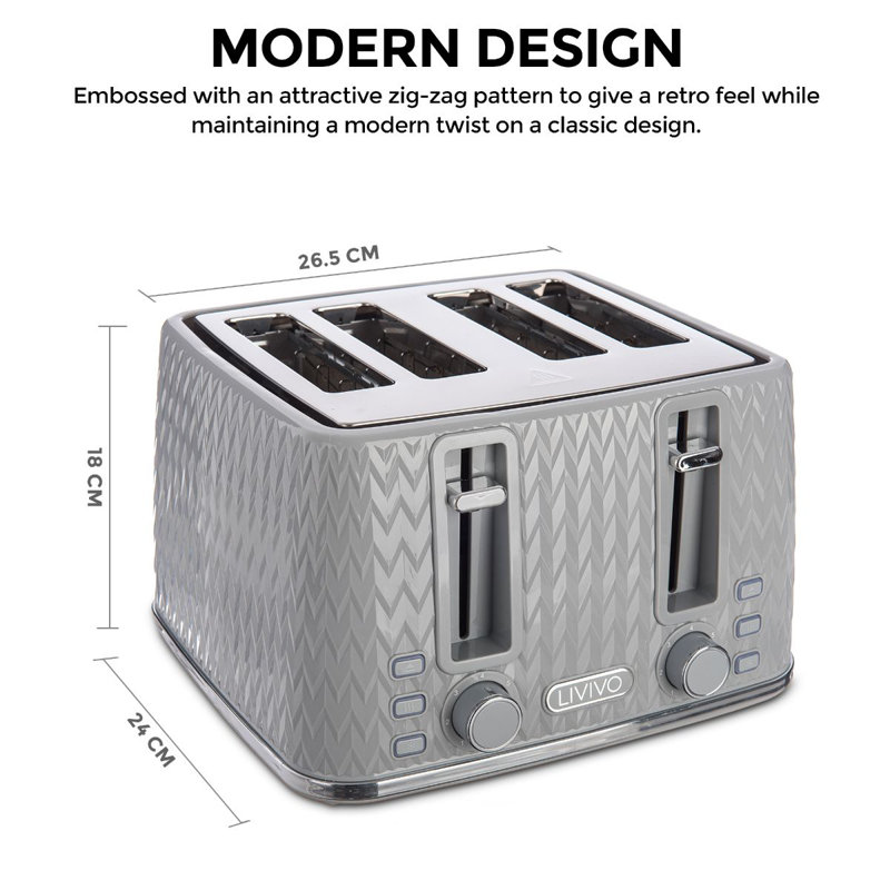 Electric Toaster, Gray