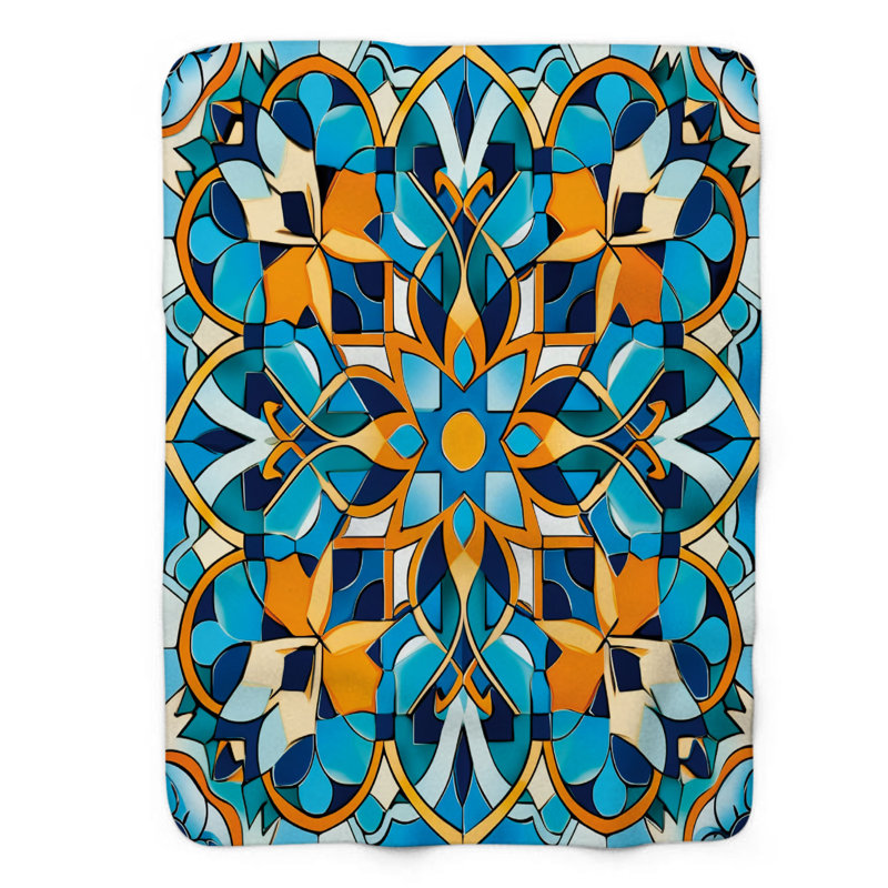 Moroccan Designs - 1 pièce de qualité supérieure, Grand lit