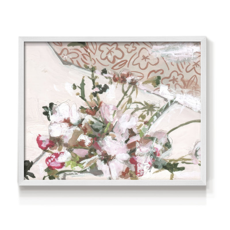 «Blooming Sweetness I», reproduction encadrée, H 8 po x l 10 po, Blanc